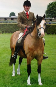 Mike King and Caru, Qualified for HOYS both in private driving and under saddle.