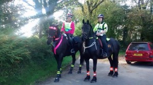Helen and M competing at Trec